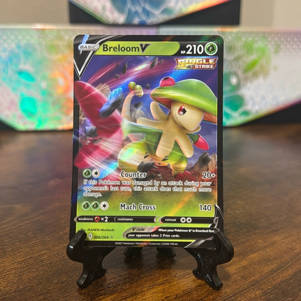 Pokémon ~ Breloom V Card
